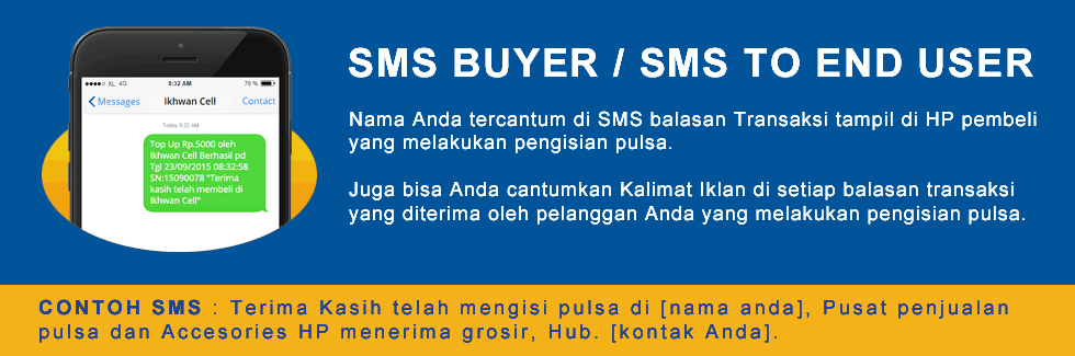 SMS Buyer Pulsa